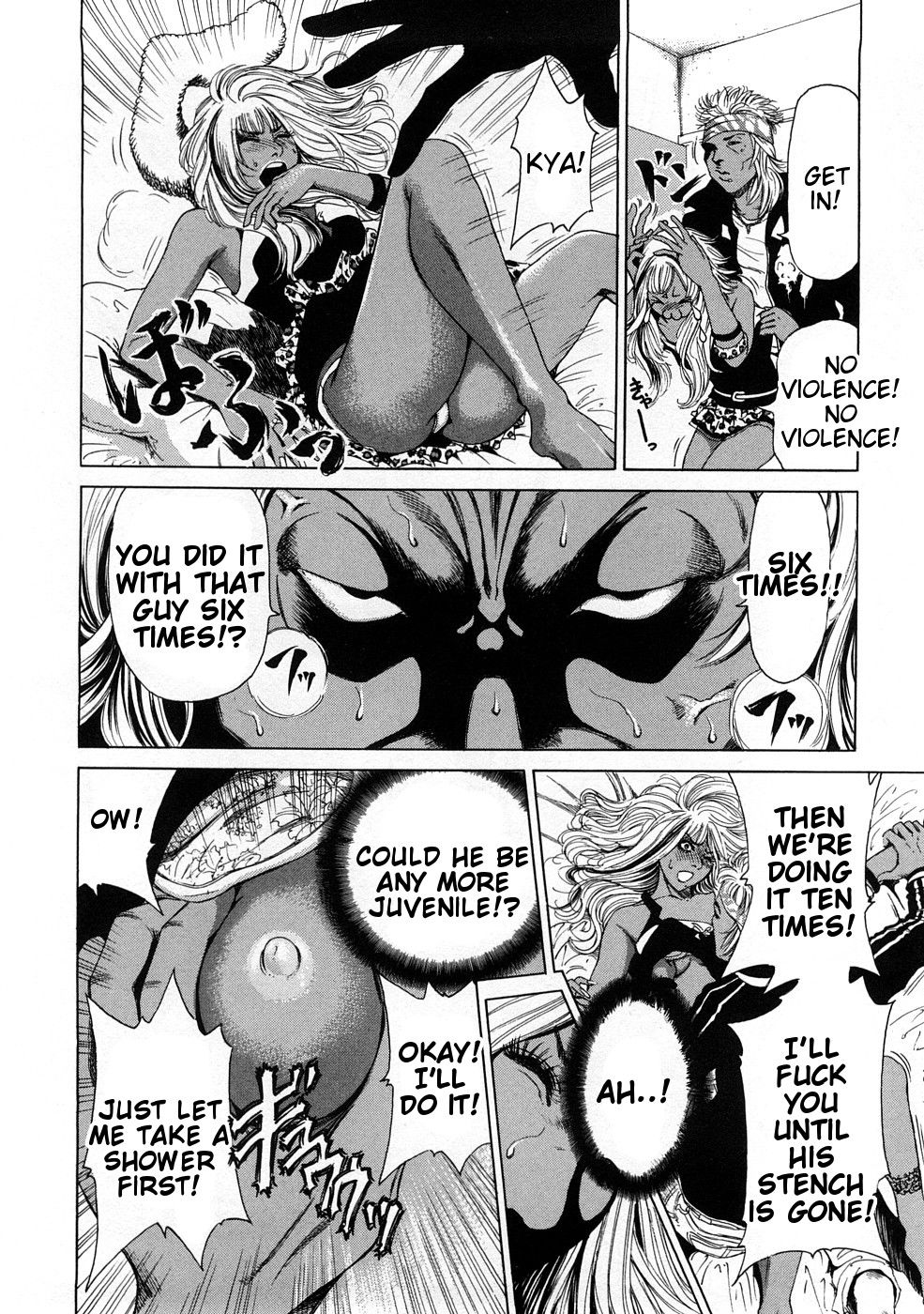 Hentai Manga Comic-Black Gals-Story 3-6